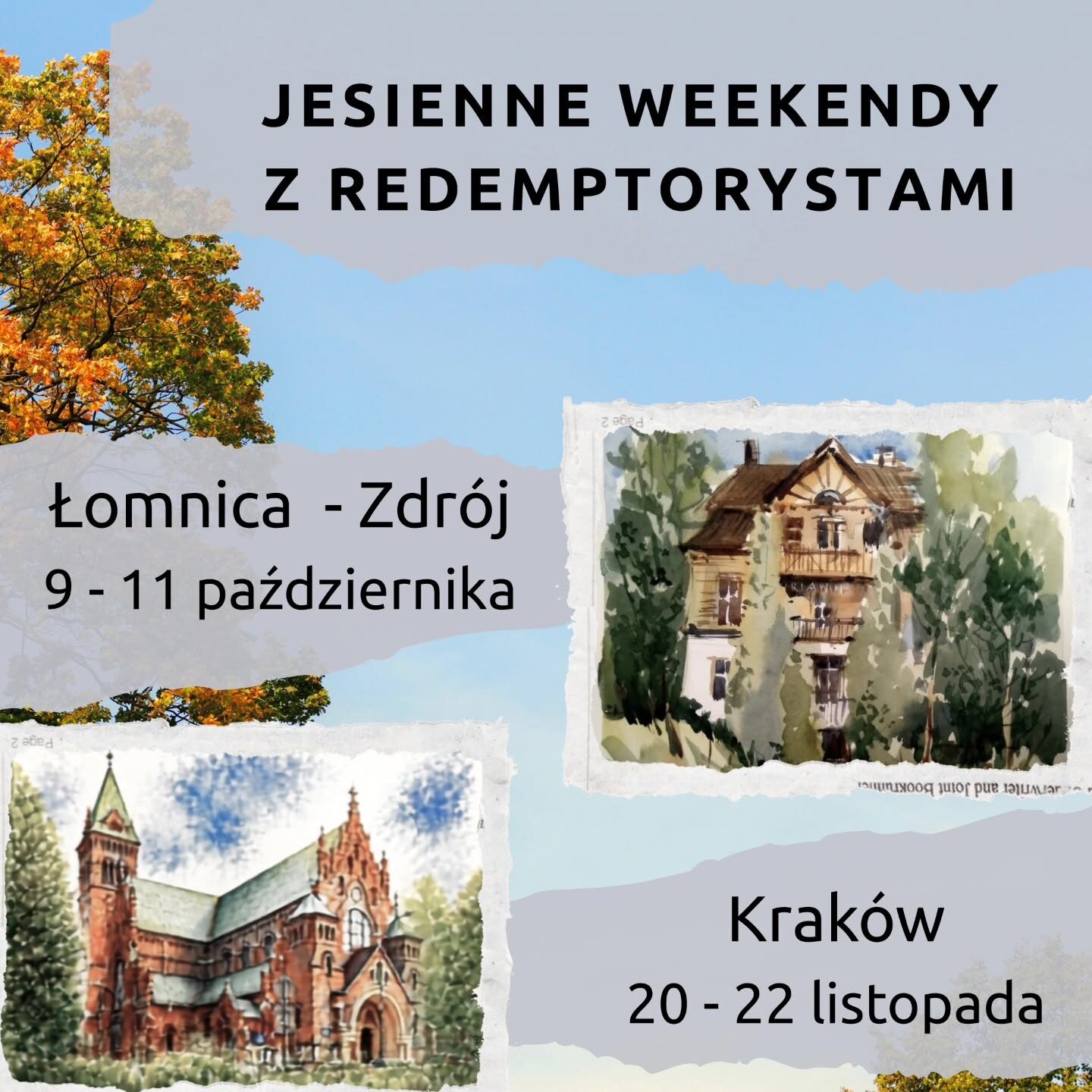 Jesienne weekendy z Redemptorystami